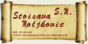 Stoisava Moljković vizit kartica